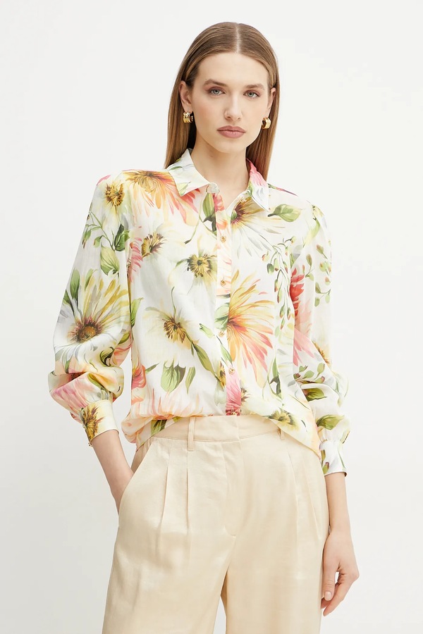 Сорочка Guess CLARA колір бежевий