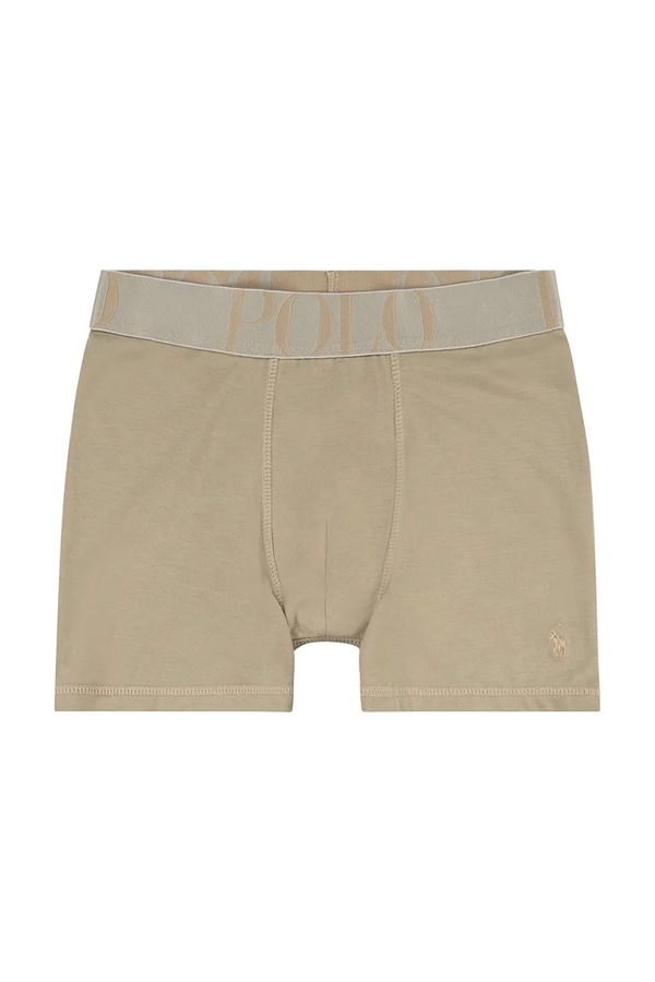 Дитячі бавовняні боксери Polo Ralph Lauren 3-pack колір бежевий фото 3