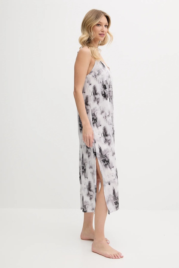 Нічна сорочка DKNY колір чорний фото 4