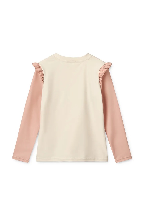 Детский купальный лонгслив Liewood Tenley Placement Swim Tee цвет оранжевый
