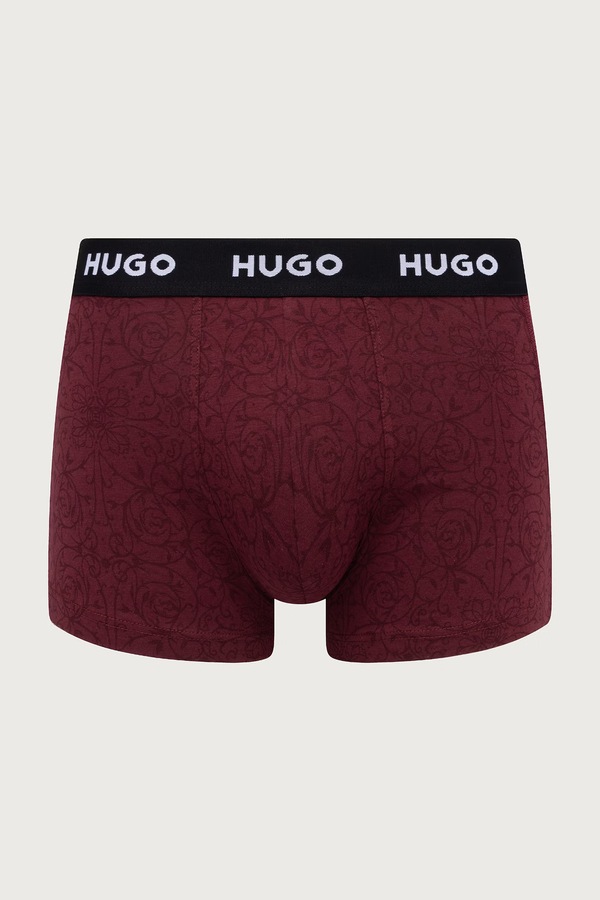 Боксеры мужские хлопковые с эластаном TRIPLET DESIGN 3 шт. HUGO