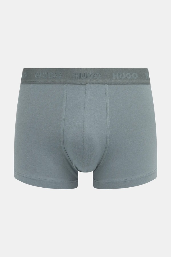 Боксери чоловічі бавовняні з еластаном HUGO TRUNK TRIPLET PACK 3-pack фото 4