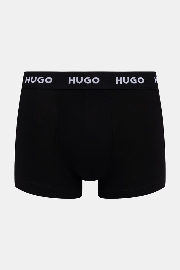 Боксеры мужские хлопковые с эластаном HUGO TRUNK TRIPLET PACK 3-pack цвет фиолетовый фото 2