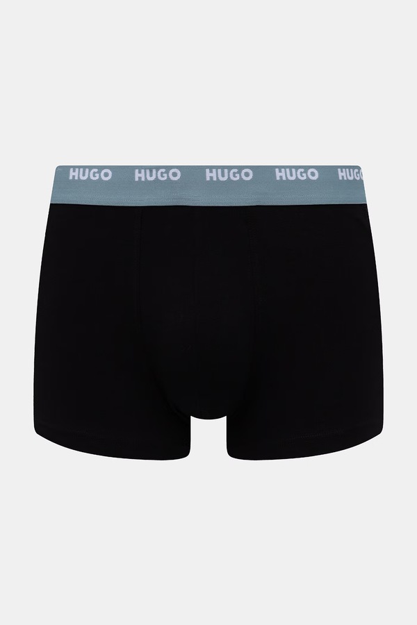 Боксеры мужские TRUNK FIVE PACK 5 шт. HUGO цвет черный