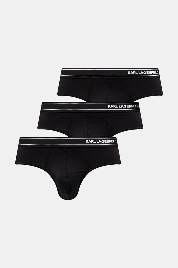 Сліпи Karl Lagerfeld 3-pack колір чорний