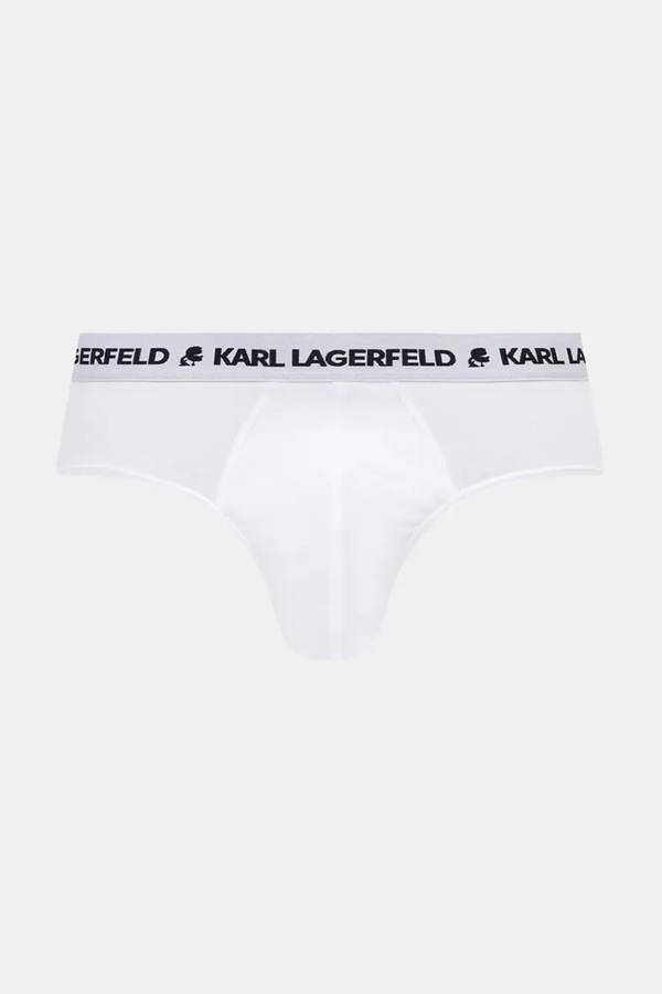 Сліпи Karl Lagerfeld 3-pack колір білий фото 4