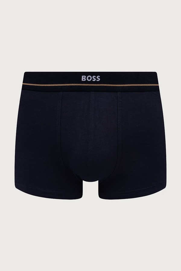 Боксери чоловічі бавовняні з еластаном Trunk 5P Essential 5 шт. BOSS колір барвистий фото 4