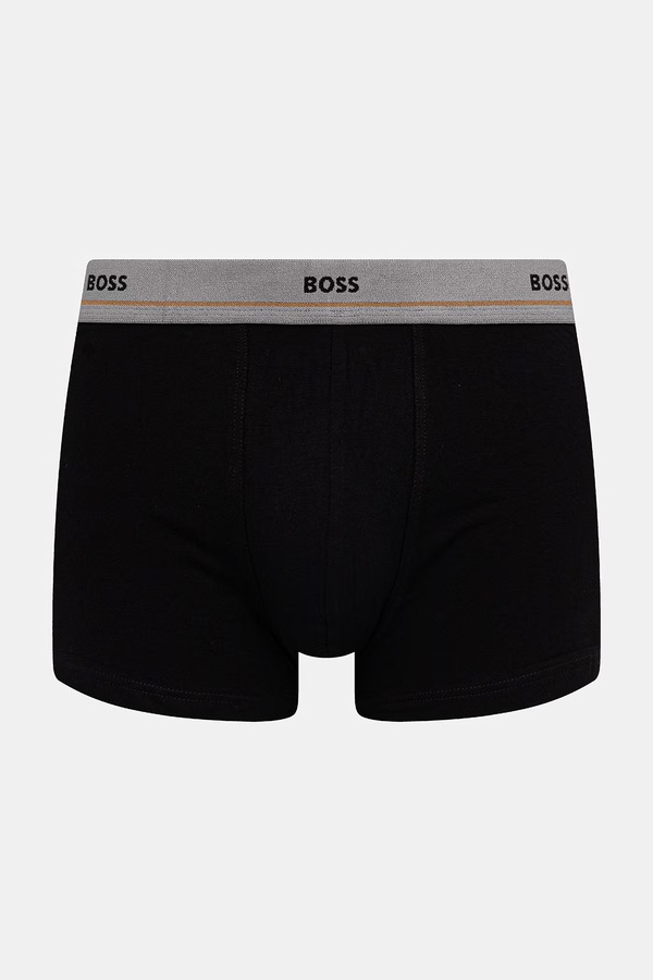 Боксеры мужские хлопковые с эластаном Trunk 5P Essential 5 шт. BOSS цвет черный