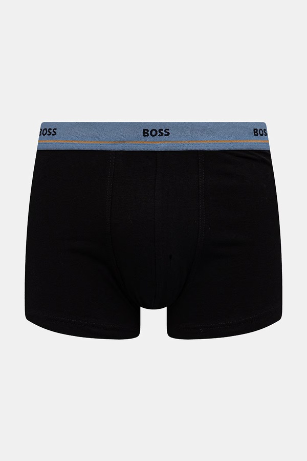 Боксеры мужские хлопковые с эластаном Trunk 5P Essential 5 шт. BOSS цвет черный фото 2
