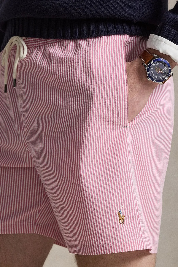 Шорти для купання чоловічі Polo Ralph Lauren колір рожевий фото 4