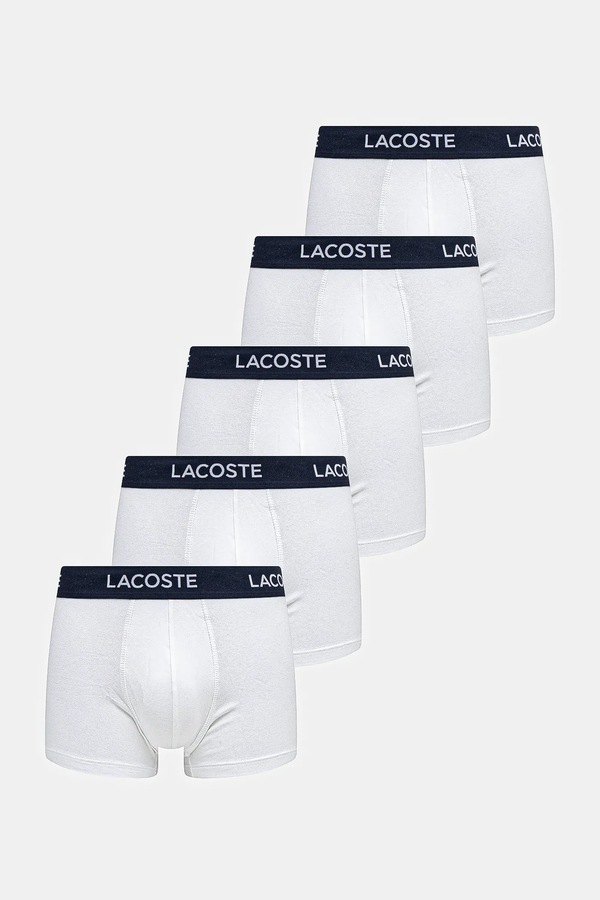 Боксери Lacoste 5-pack колір білий