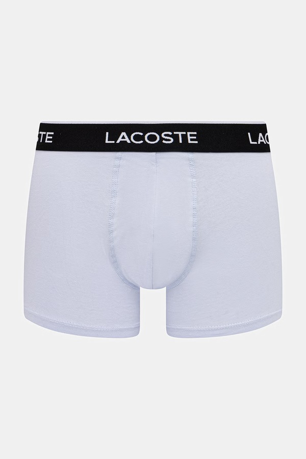 Облегающие боксеры мужские хлопковые с эластаном 3 шт. Lacoste цвет разноцветный