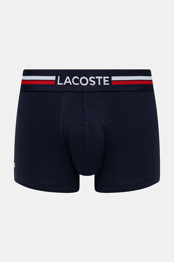 Боксери Lacoste 3-pack колір синій фото 4