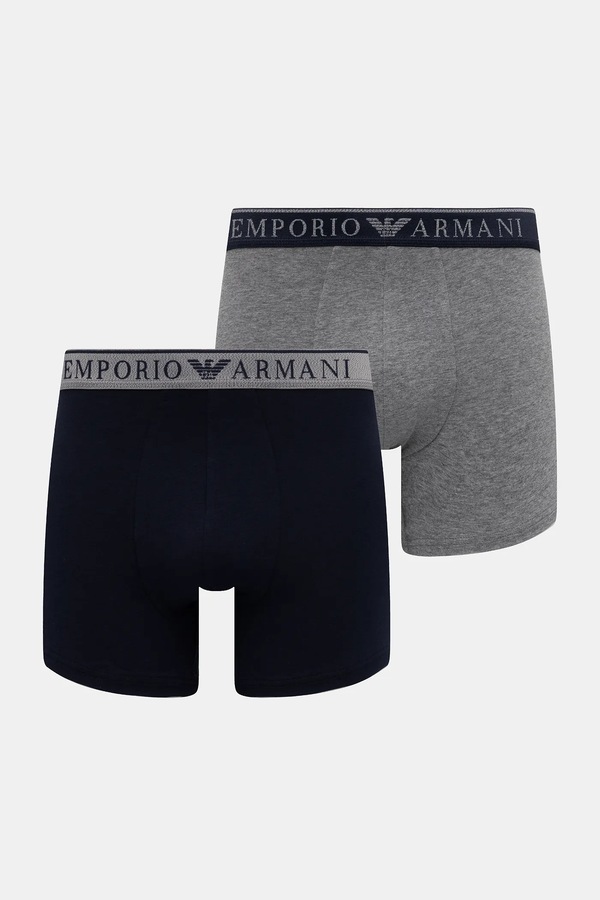 Боксери Emporio Armani Underwear 2-pack колір чорний