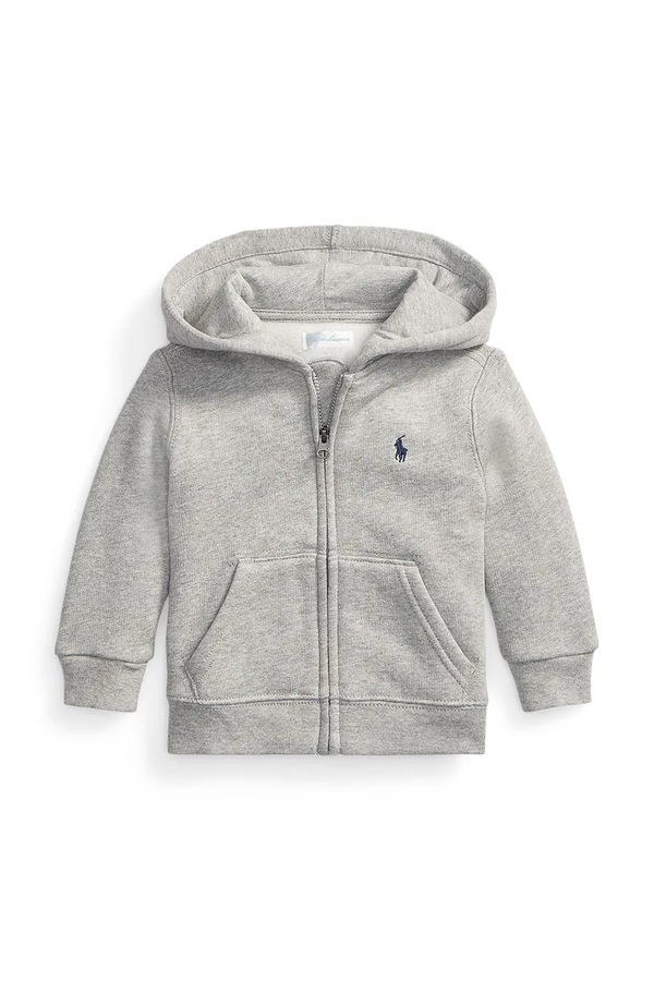 Дитяча кофта Polo Ralph Lauren колір сірий