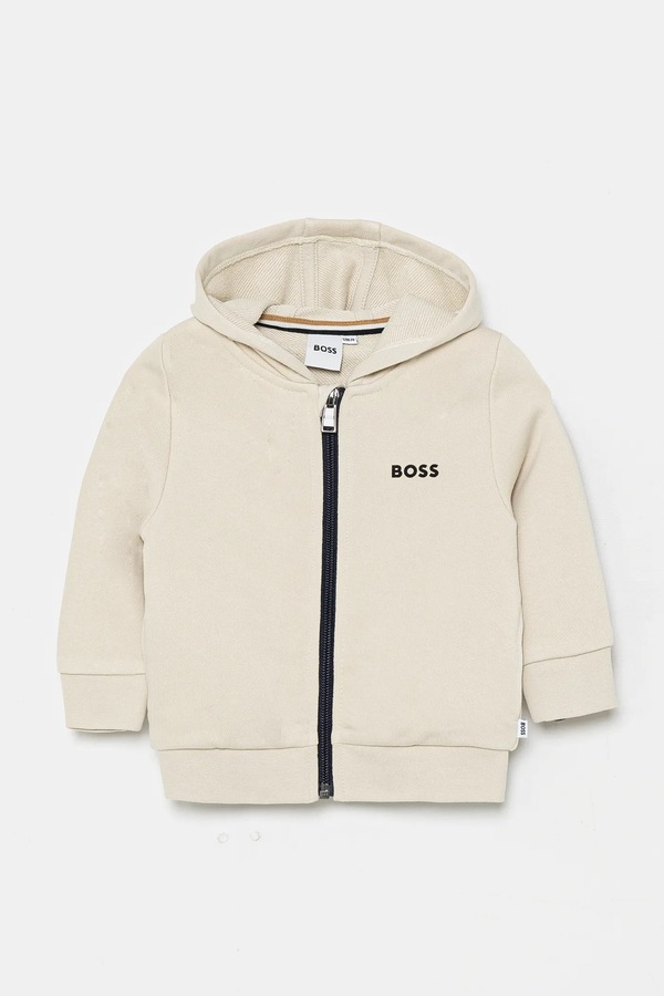Кофта для немовлят BOSS колір бежевий