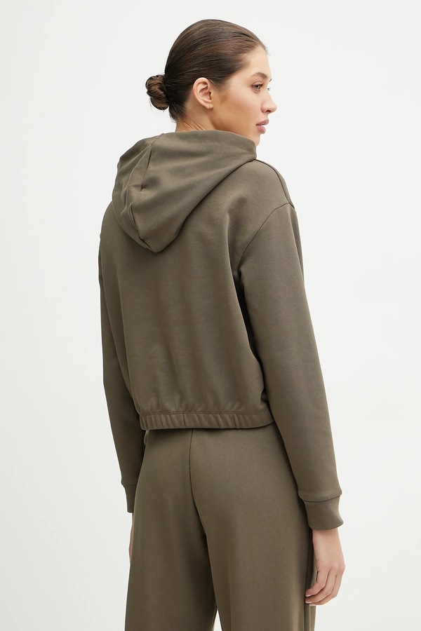 Кофта Armani Exchange колір зелений фото 3