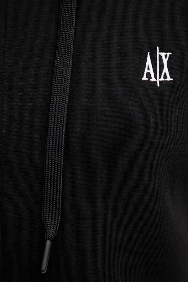 Кофта Armani Exchange колір чорний фото 4