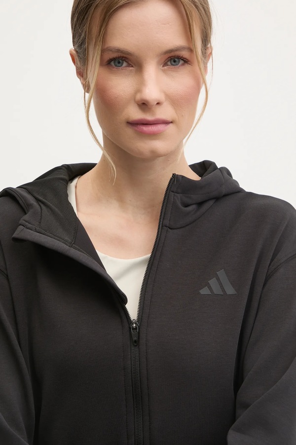 Тренувальна кофта adidas Performance Designed for Training колір чорний фото 4