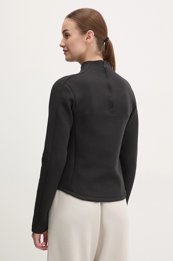 Кофта adidas Originals INTERLOCK LS колір чорний фото 2