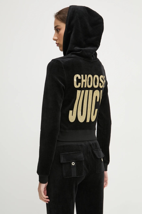 Кофта Juicy Couture колір чорний фото 2