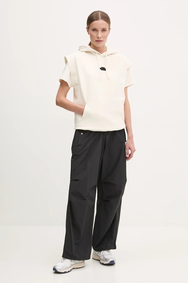 Бавовняна кофта The North Face Relaxed колір бежевий фото 2