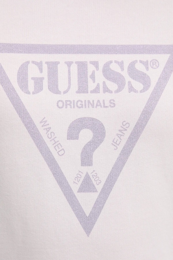 Бавовняна кофта Guess Originals колір фіолетовий фото 4
