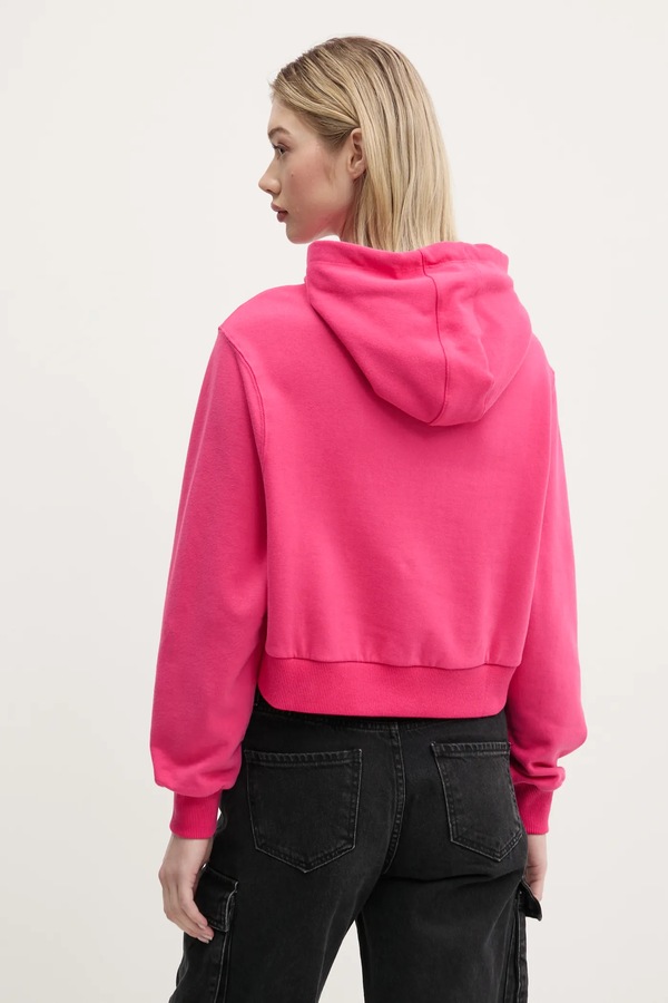Кофта Red Bull Racing x Pepe Jeans CROPPED LOGO HOODY колір рожевий фото 2
