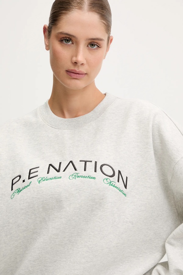 Кофта P.E Nation Volume колір сірий фото 4