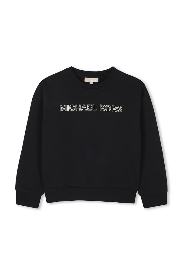 Дитяча бавовняна кофта Michael Kors колір чорний фото 2