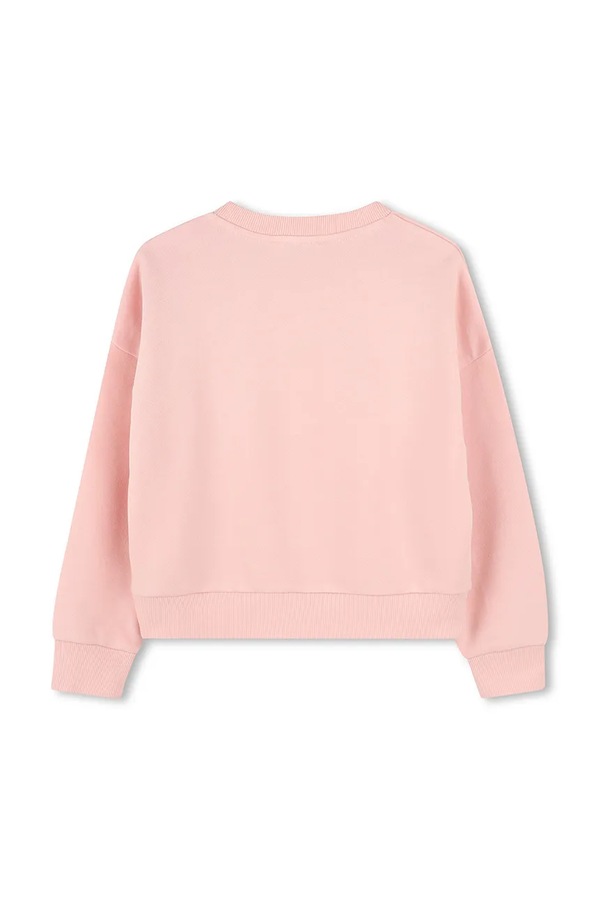 Дитяча бавовняна кофта Kenzo Kids колір помаранчевий