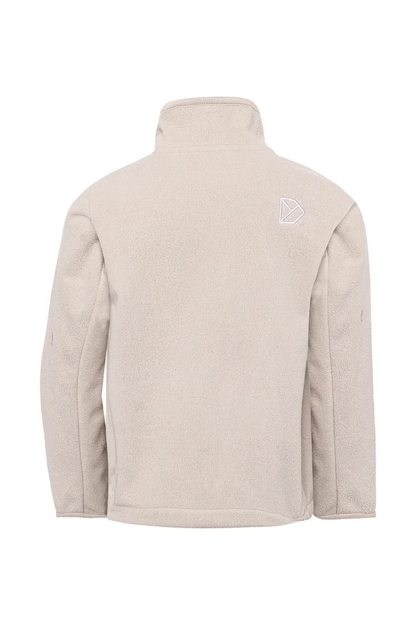 Флісова кофта дитяча Didriksons MUSKOT KDS JACKET колір бежевий фото 3