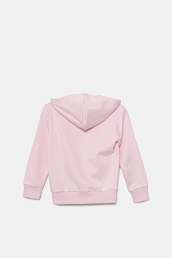 Детская кофта adidas цвет розовый фото 2