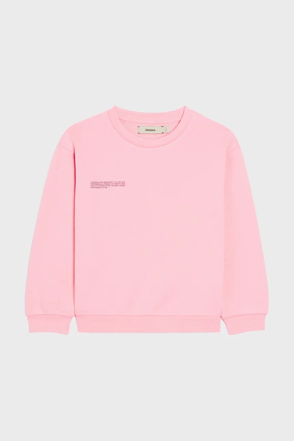 Кофта PANGAIA KIDS' 365 MIDWEIGHT SWEATSHIRT колір рожевий