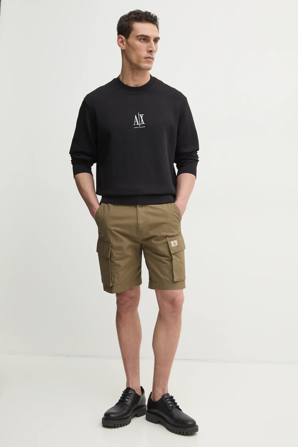 Кофта Armani Exchange колір чорний