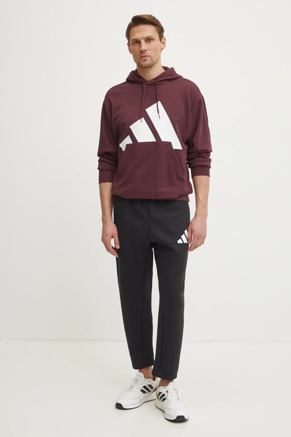 Кофта adidas Essentials цвет бордовый