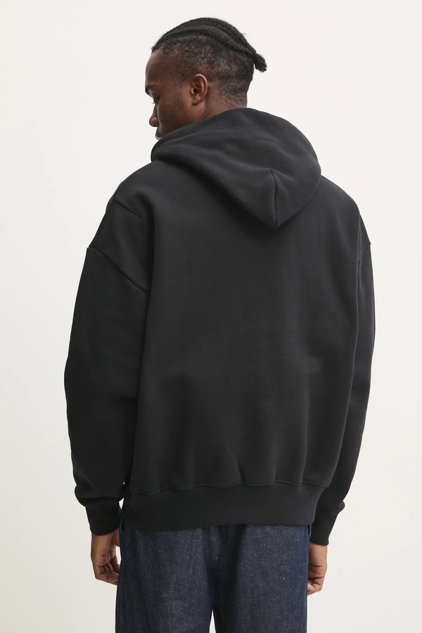 Бавовняна кофта PURPLE BRAND HWT FLEECE PO HOODY колір чорний фото 3