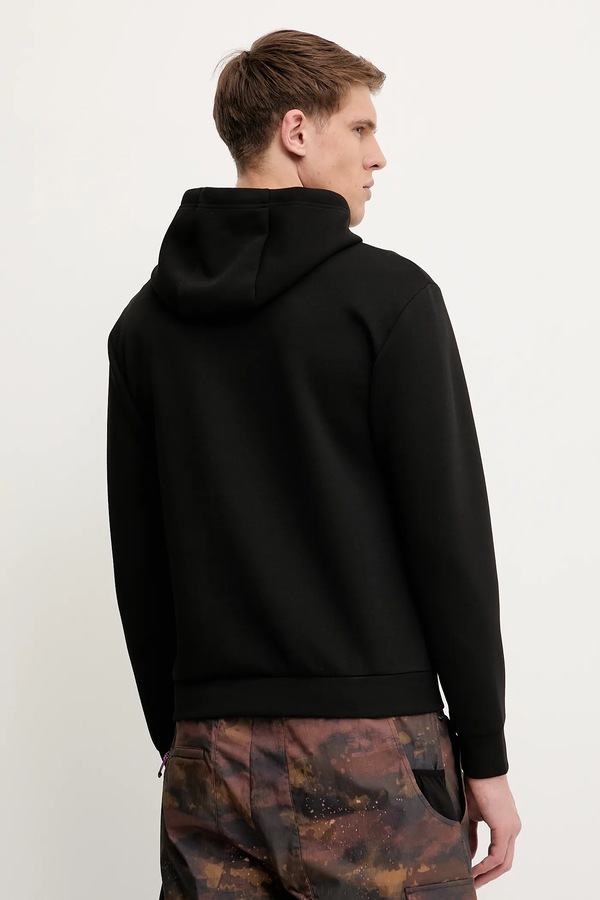 Кофта EA7 Emporio Armani колір чорний фото 2