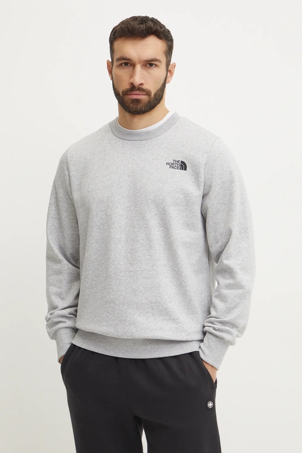 Кофта The North Face Simple Dome колір сірий