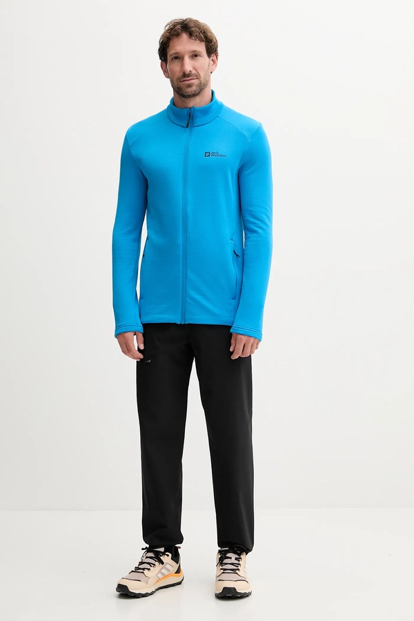 Спортивна кофта Jack Wolfskin Kolbenberg колір сірий