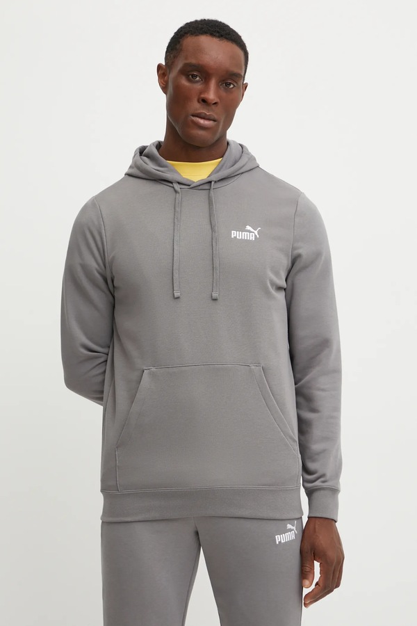 Кофта Puma колір сірий