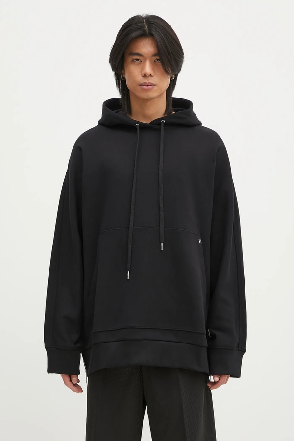 Кофта Helmut Lang Mega Zip Hoodie.Cmbd колір чорний