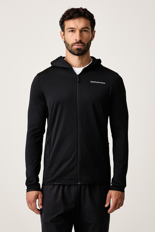 Спортивна кофта чоловіча Peak Performance колір чорний