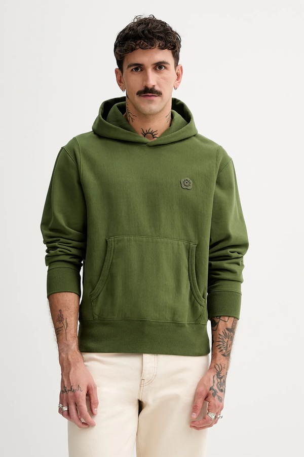 Хлопковая кофта Kenzo Boke Flower 2.0 цвет зеленый