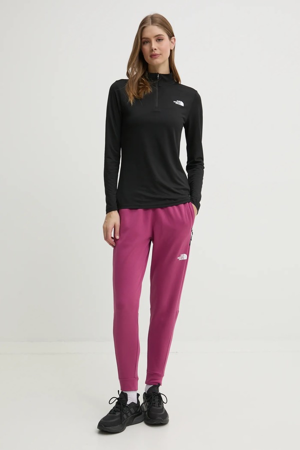 Спортивна кофта The North Face Flex колір чорний фото 2