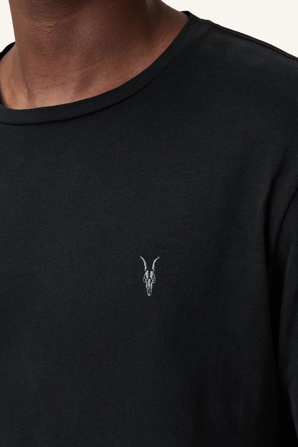Лонгслив мужской хлопковый AllSaints BRACE цвет черный фото 2