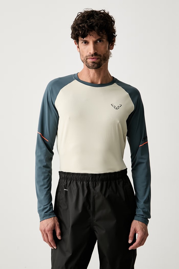 Спортивний лонгслів чоловічий Dynafit Alpine Pro колір бежевий
