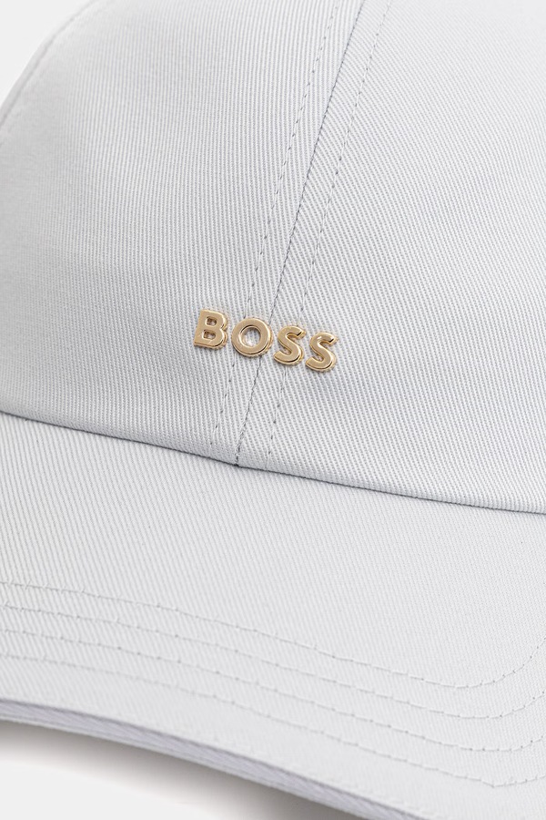 Кепка жіноча бавовняна BOSS Ari-ME колір блакитний
