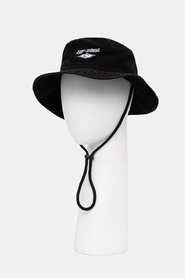Капелюх жіночий бавовняний Rip Curl колір чорний