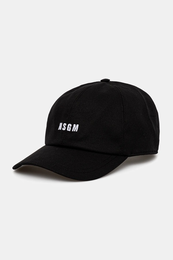 Кепка MSGM колір чорний
